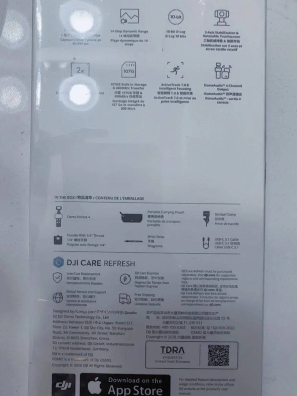DJI Osmo Pocket 4 - White Box